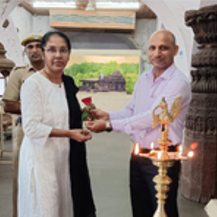 Dignitaries are being honoured at the function