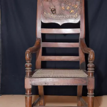 Chair Of Santa Casa De Misericordia wooden chair made by the protuguese people