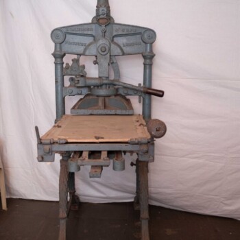 printing press back than in goa
